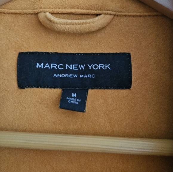 Marc New York Faux Suede Long Women's Duster Size Medium - Picture 2 of 6